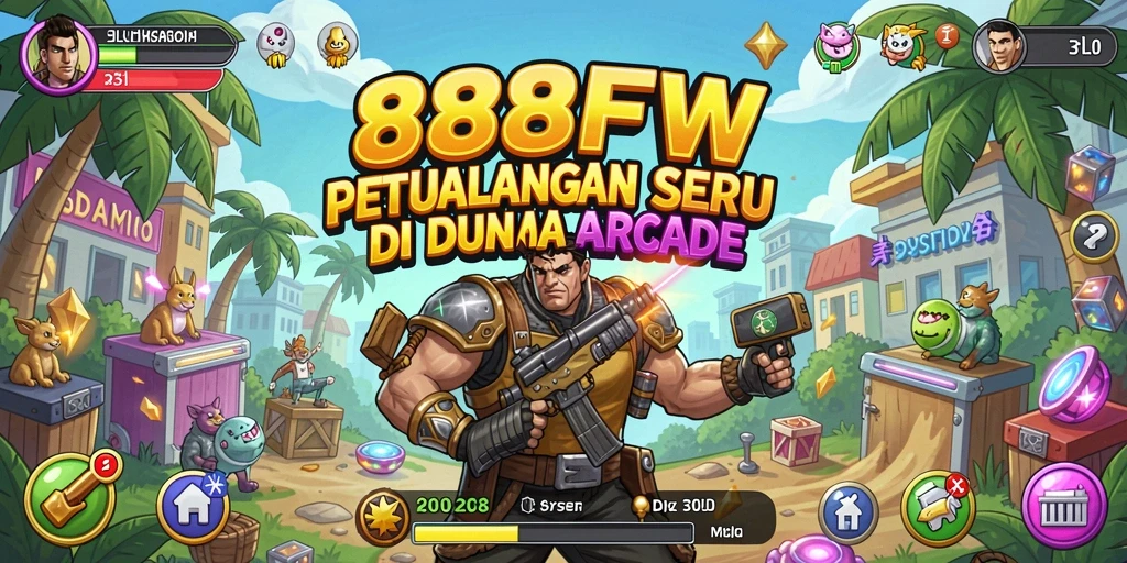 Tampilan gameplay seru dan menantang di 888FW.