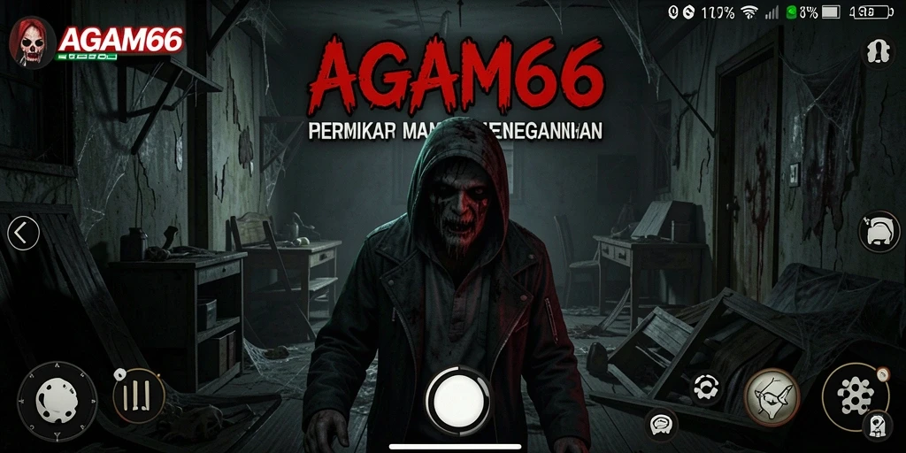 Tangkapan layar AGAM66 menunjukkan adegan mencekam dan gameplay yang mendebarkan.