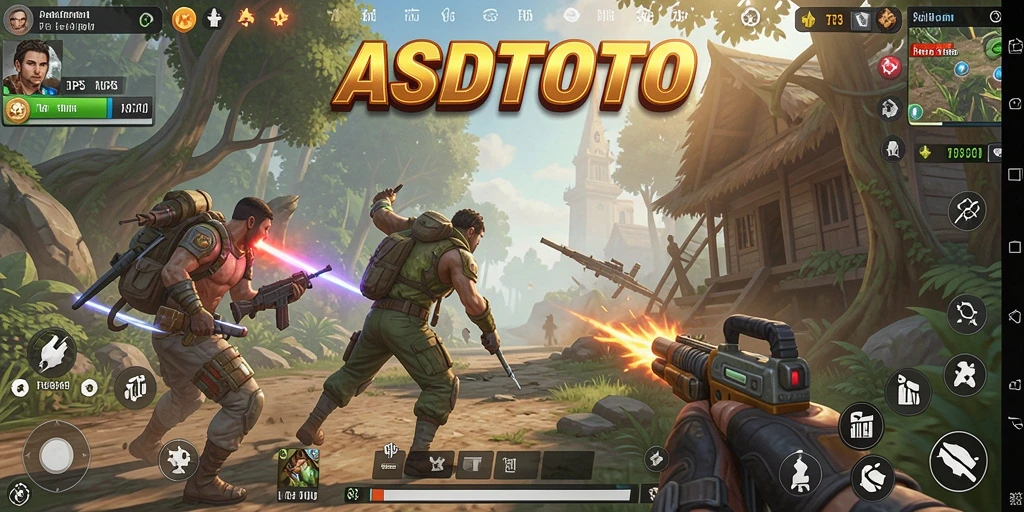 Screenshot ASDTOTO menunjukkan aksi pertempuran yang seru dan grafis yang mengesankan.