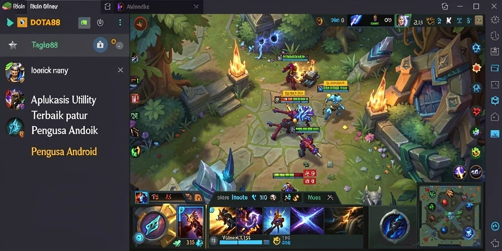 Tampilan antarmuka DOTA88 yang intuitif dan mudah digunakan.