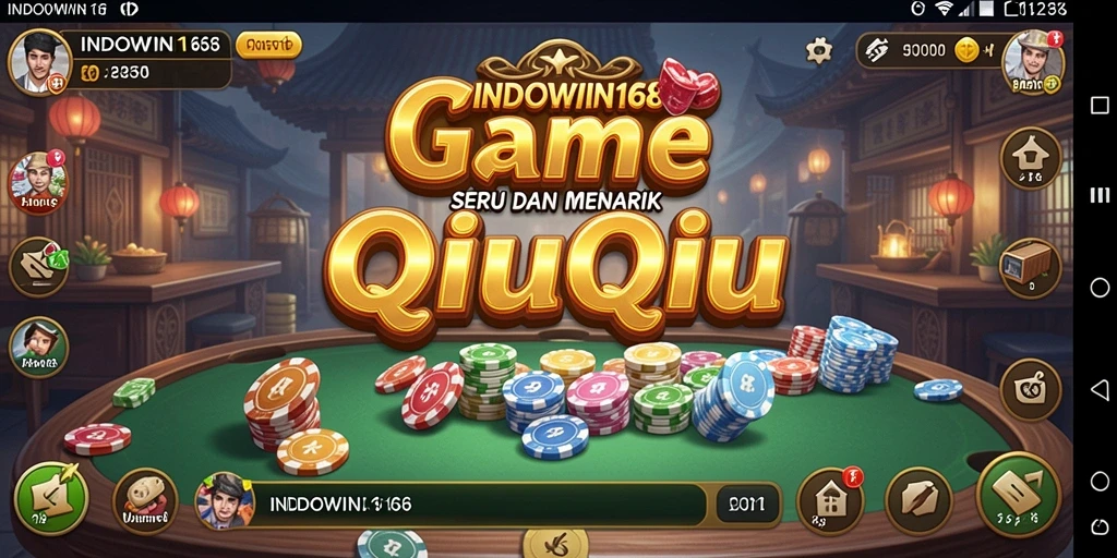 Tampilan gameplay QiuQiu yang menarik di INDOWIN168.
