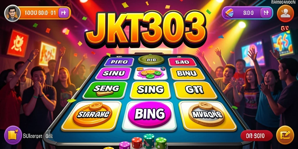 Tampilan gameplay seru dari game Bingo JKT303.