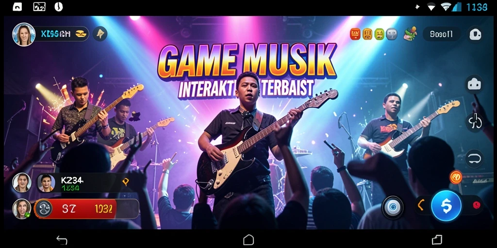 Gameplay K234 yang menyenangkan dengan tantangan musik.