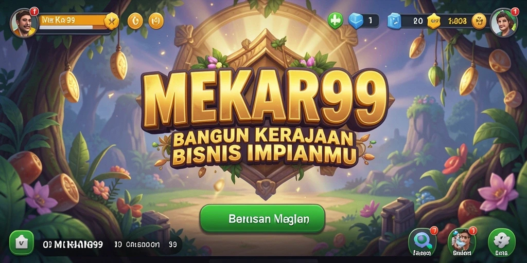 Tampilan menarik gameplay Tycoon di MEKAR99 dengan berbagai pilihan bisnis.