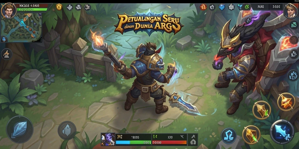 Tampilan gameplay seru dalam dunia ARPG NX303.