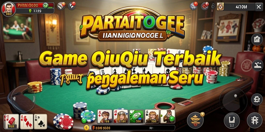 Tangkapan layar menunjukkan pemain menikmati permainan QiuQiu di PARTAITOGEL.