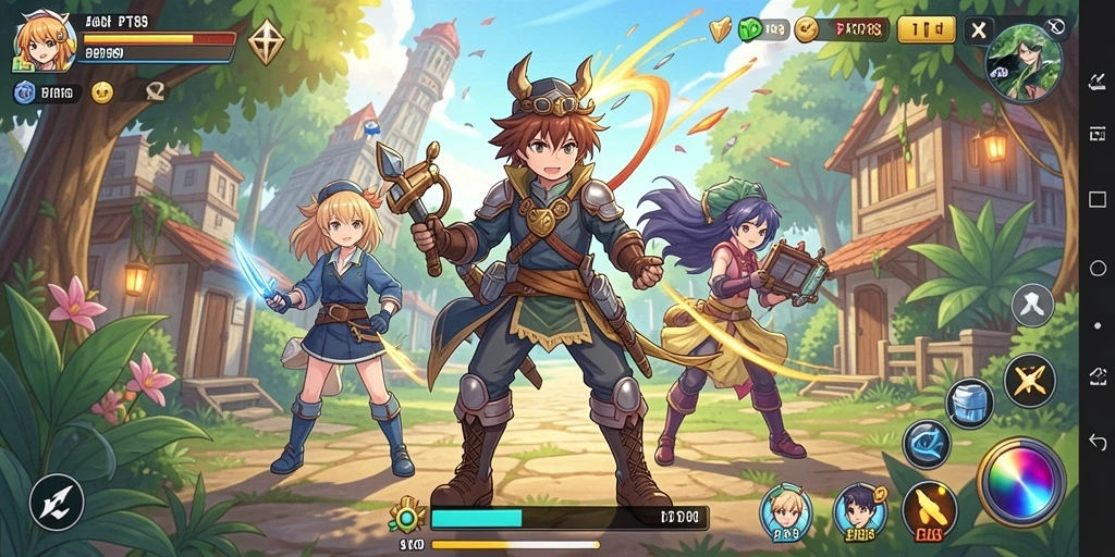 Gameplay PT89 yang menarik dengan karakter Anime menawan.