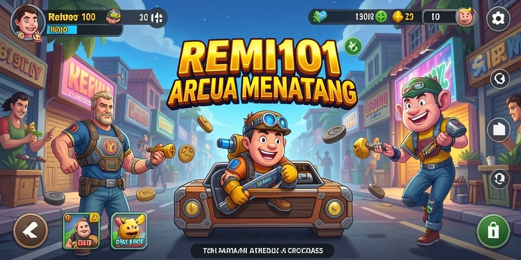 Tangkapan layar REMI101 menampilkan aksi gameplay Arcade yang mendebarkan.