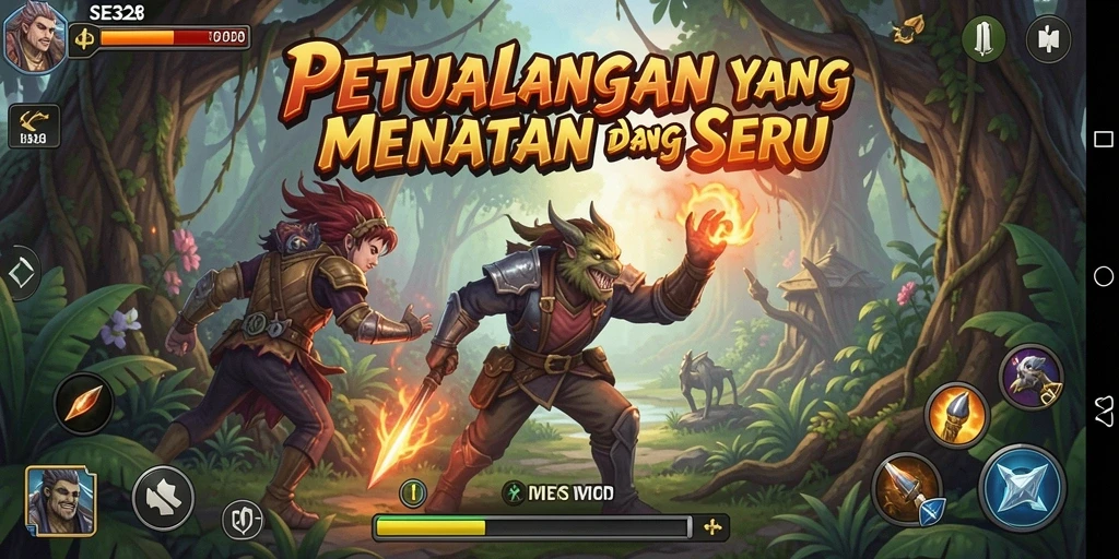 Tampilan gameplay yang mendebarkan dalam petualangan SE328.