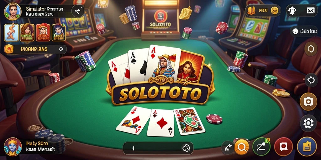 Tampilan gameplay seru dari SOLOTOTO dengan berbagai mode permainan.