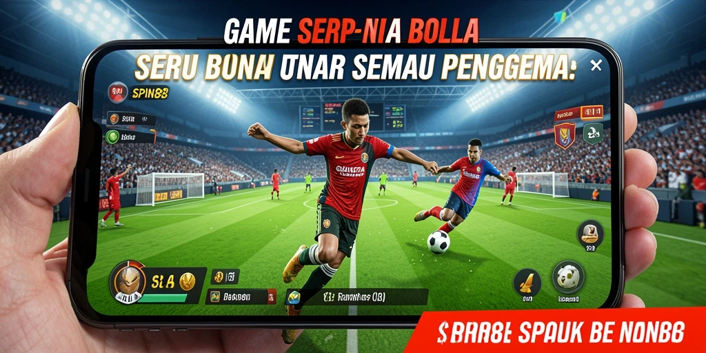 Tampilan gameplay SPIN88 yang menegangkan dalam pertandingan sepak bola.