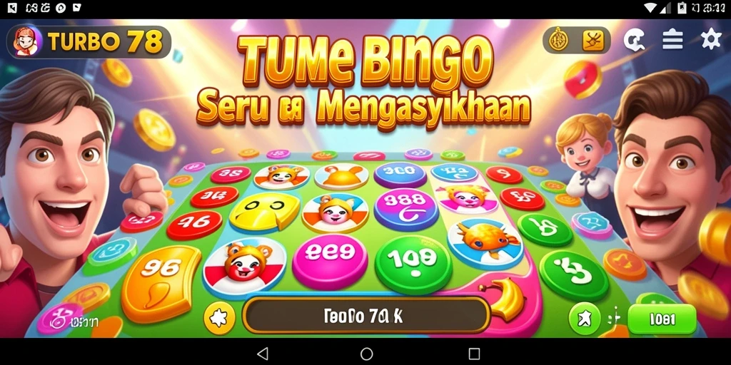 Tangkapan layar dari gameplay seru TURBO78 dengan berbagai pilihan tema Bingo.